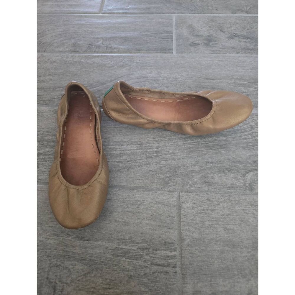 Women's Tieks Ballet Flats Metallic Gold Size 8